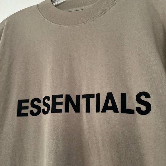 Fear of God Essentials Long Sleeve Shirt in Khaki - Size S - NWOT - Picture 2 of 7